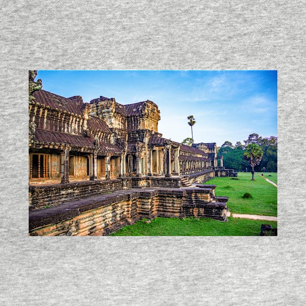 Looking Along the Southern Gallery, Angkor Wat by BrianPShaw